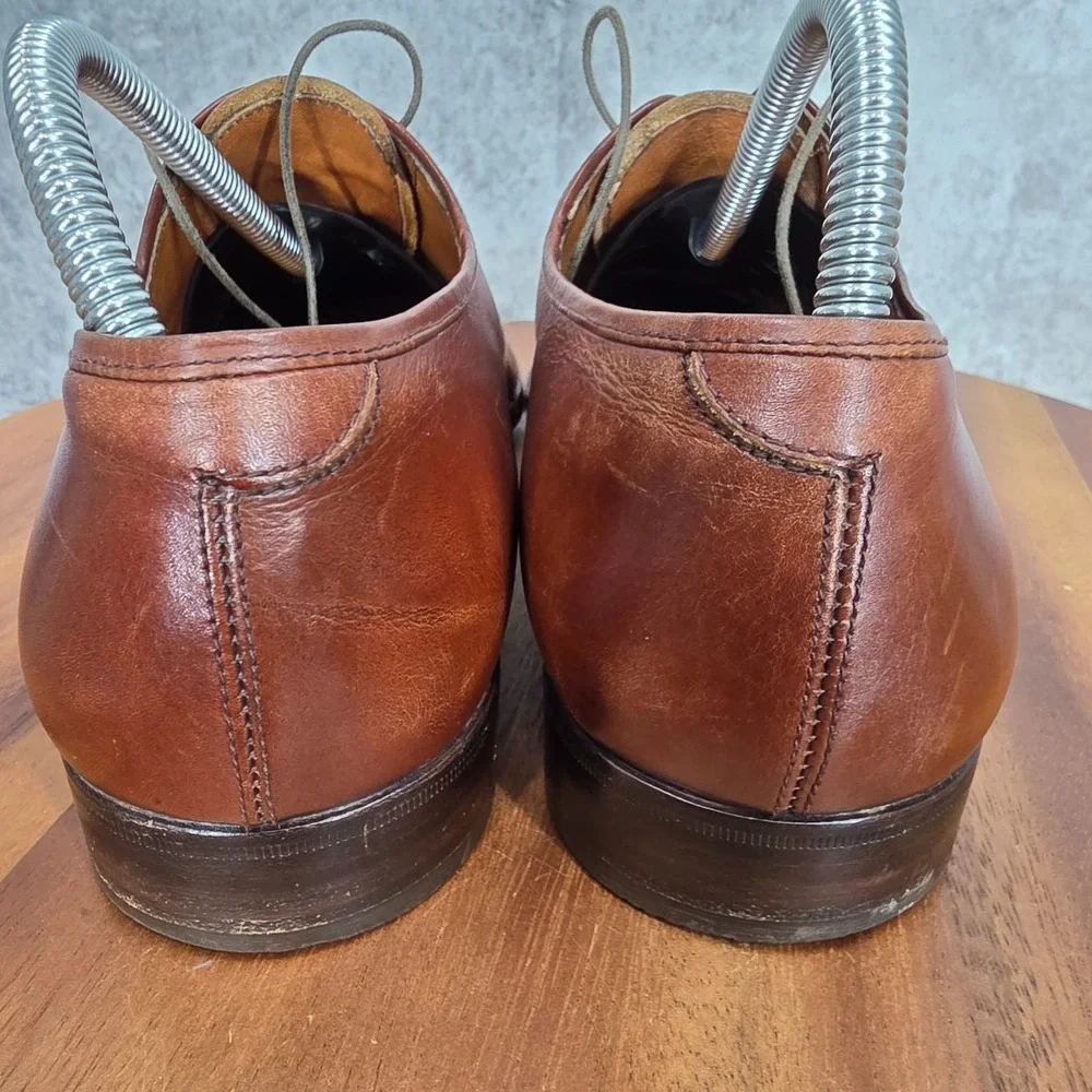 Salvatore Ferragamo Oxford Shoes Mens‎ 8.5 Brown Leather Italy Derby $1490